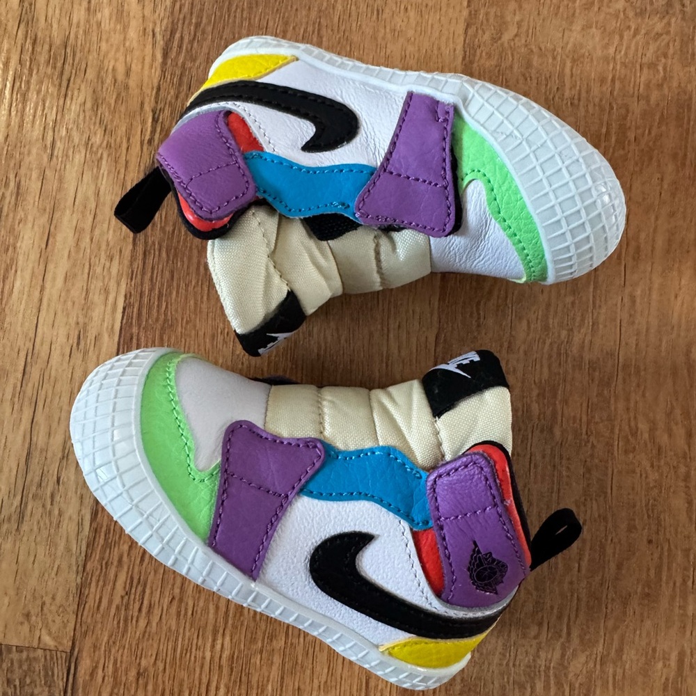 *HOT* Air Jordan 1 “Crib Bootie” 3C Multicolor!! **LIKE NEW